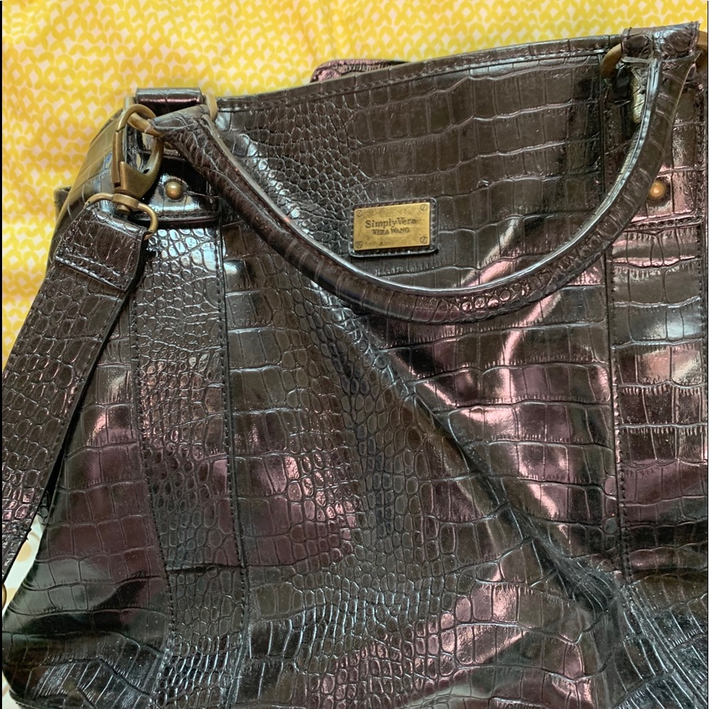 Vera Wang Croc Bag